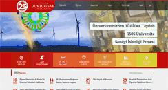 Desktop Screenshot of dumlupinar.edu.tr